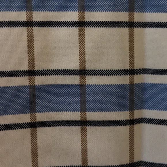 Anne Taylor Factory Blue/Brown Pencil Skirt--  Size 0 - Picture 4 of 4